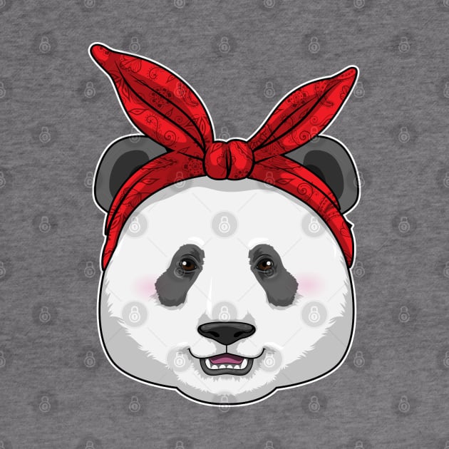 Panda with Bandana by Markus Schnabel